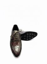 Men's Black Perforated Leather Horsebit Loafers | Shoe Emporium - Image 3