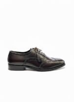 Men's Black Perforated Leather Horsebit Loafers | Shoe Emporium - Image 2
